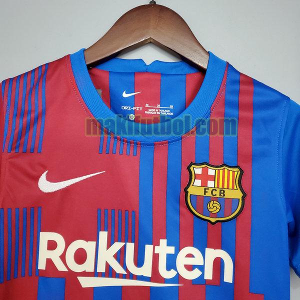 camisetas barcelona niño 2021 2022 primera rojo azul