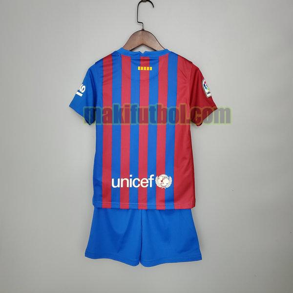 camisetas barcelona niño 2021 2022 primera rojo azul