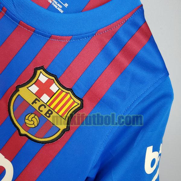 camisetas barcelona niño 2021 2022 primera rojo azul