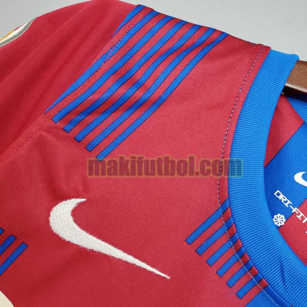 camisetas barcelona niño 2021 2022 primera rojo azul