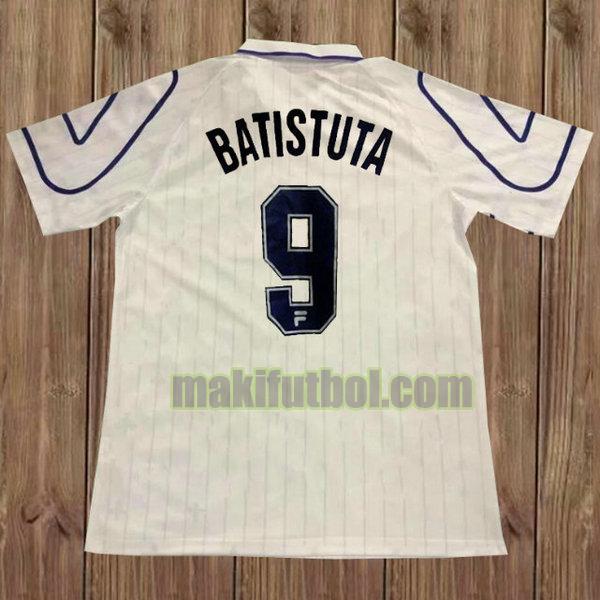 camisetas fiorentina 1997-1998 segunda batistuta blanco