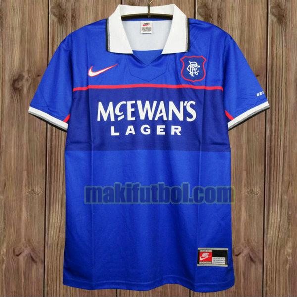 camisetas glasgow rangers 1997-1999 primera azul