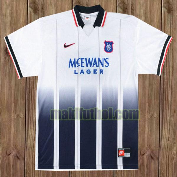 camisetas glasgow rangers 1997-1999 segunda blanco