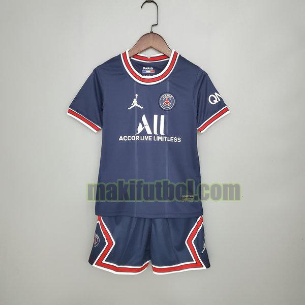 camisetas paris saint-germain niño 2021 2022 primera azul